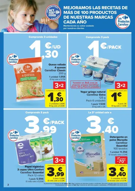Ofertas de Carrefour España de 28 octubre a 13 noviembre 2025 50% QUE VUELVE + 3x2 Ofertas - Página 2