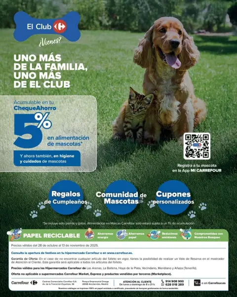 Ofertas de Carrefour España de 28 octubre a 13 noviembre 2025 Folleto de ofertas mascotas - Página 22