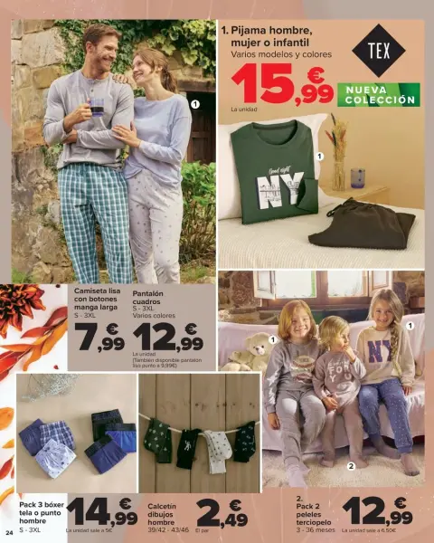 Ofertas de Carrefour España de 23 octubre a 12 noviembre 2025 Folleto de ofertas COLECCIÓN TEXTIL - Página 24
