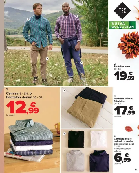 Ofertas de Carrefour España de 23 octubre a 12 noviembre 2025 Folleto de ofertas COLECCIÓN TEXTIL - Página 15