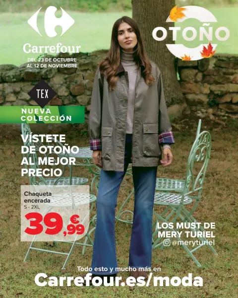 Ofertas de Carrefour España de 23 octubre a 12 noviembre 2025 Folleto de ofertas COLECCIÓN TEXTIL - Página 1