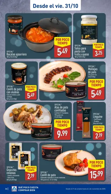 ALDI Spain Offers from 27 October to 2 November 2025 Good Buy Offers - Page 26