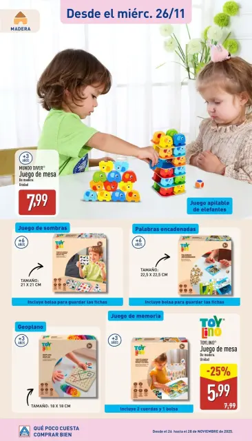 Offres ALDI Espagne de 5 novembre à 5 décembre 2025 Brochure d'offres spéciales sur les jouets - Page 83