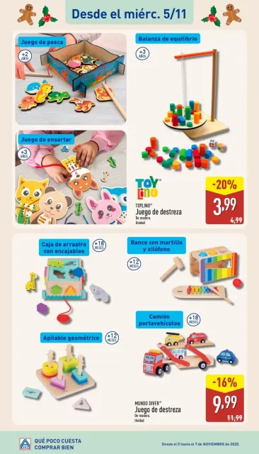 Offres ALDI Espagne de 5 novembre à 5 décembre 2025 Brochure d'offres spéciales sur les jouets - Page 21