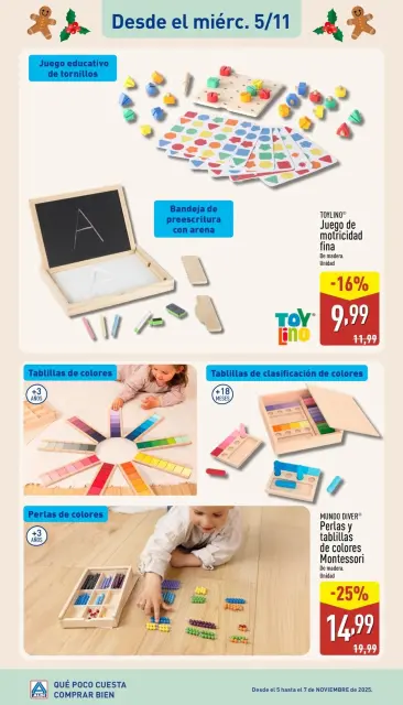 Offres ALDI Espagne de 5 novembre à 5 décembre 2025 Brochure d'offres spéciales sur les jouets - Page 12