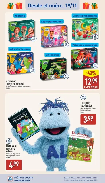 Offres ALDI Espagne de 5 novembre à 5 décembre 2025 Brochure d'offres spéciales sur les jouets - Page 72