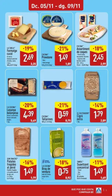 Offres ALDI Espagne de 5 à 9 novembre 2025 Brochure d'offre OBRIM - Page 5