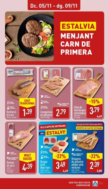 Offres ALDI Espagne de 5 à 9 novembre 2025 Brochure d'offre OBRIM - Page 11