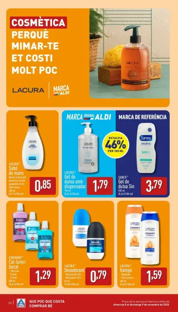 Offres ALDI Espagne de 5 à 9 novembre 2025 Brochure d'offre OBRIM - Page 20