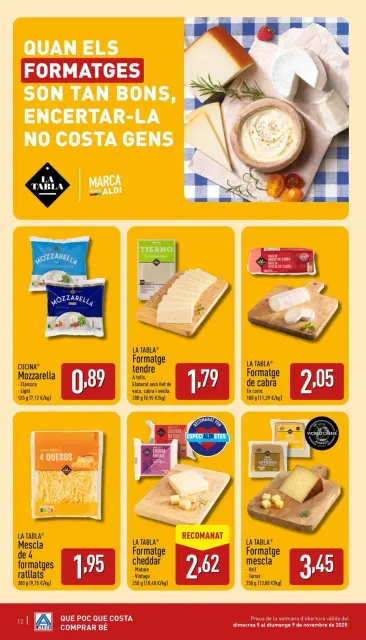 Offres ALDI Espagne de 5 à 9 novembre 2025 Brochure d'offre OBRIM - Page 12