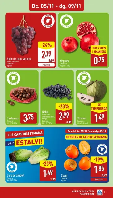 Offres ALDI Espagne de 5 à 9 novembre 2025 Brochure d'offre OBRIM - Page 7