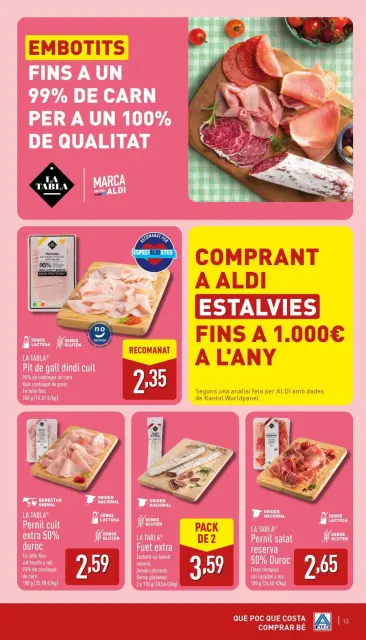 Offres ALDI Espagne de 5 à 9 novembre 2025 Brochure d'offre OBRIM - Page 13