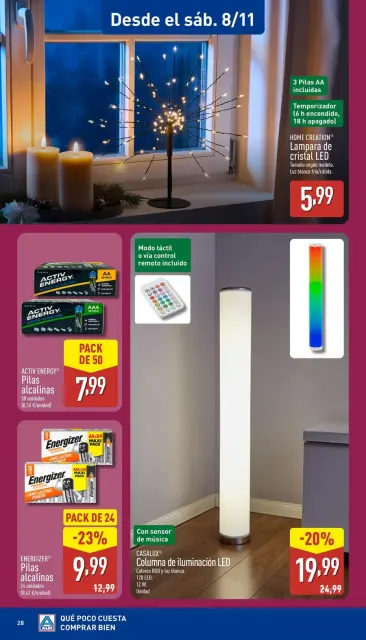 ALDI Spain Offers from 3 to 9 November 2025 Buy Well Offers Brochure - Page 28