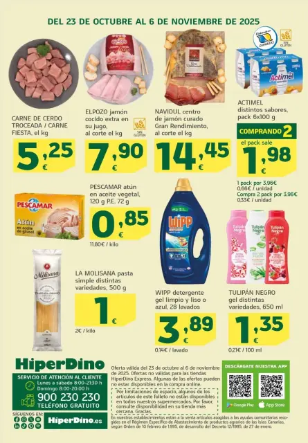 Ofertas de HiperDino España de 23 octubre a 6 noviembre 2025 Ofertas Que Vuelan - Página 36