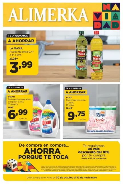 Ofertas de ‎Alimerka Supermercados‎ España de 30 octubre a 12 noviembre 2025 Nuevas ofertas - Página 1
