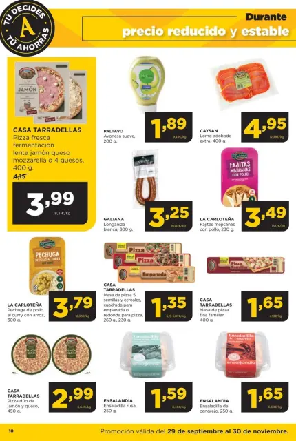 Ofertas de ‎Alimerka Supermercados‎ España de 30 septiembre a 30 noviembre 2025 Folleto de ofertas Tu decides tu ahorras - Página 10
