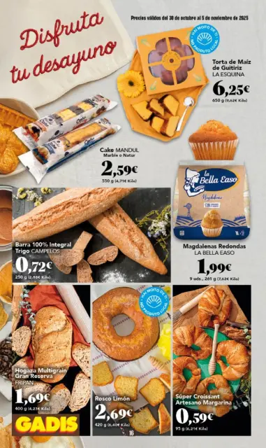Ofertas de GADIS supermercado España de 30 octubre a 5 noviembre 2025 Nuevos precios - Página 16