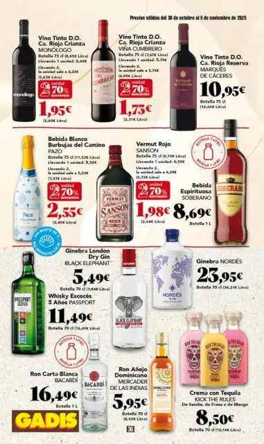 Ofertas de GADIS supermercado España de 30 octubre a 5 noviembre 2025 Nuevos precios - Página 36