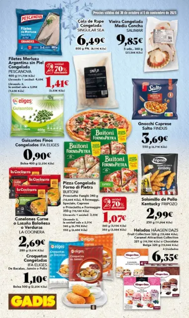 Ofertas de GADIS supermercado España de 30 octubre a 5 noviembre 2025 Nuevos precios - Página 6