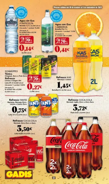 Ofertas de GADIS supermercado España de 30 octubre a 5 noviembre 2025 Nuevos precios - Página 32