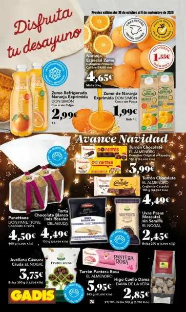 Ofertas de GADIS supermercado España de 30 octubre a 5 noviembre 2025 Nuevos precios - Página 24
