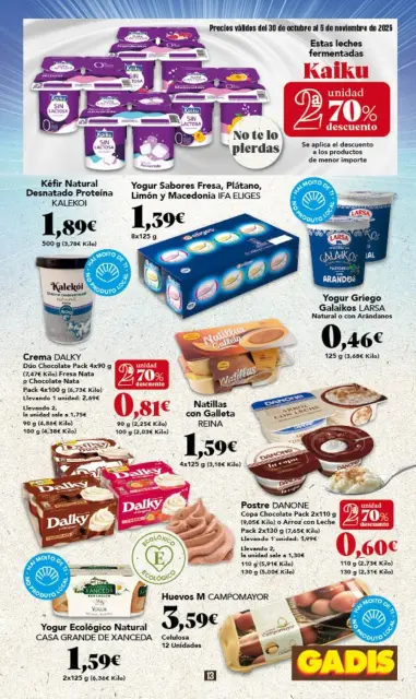 Ofertas de GADIS supermercado España de 30 octubre a 5 noviembre 2025 Nuevos precios - Página 13