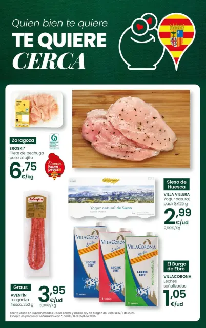 Ofertas de Eroski España de 30 octubre a 12 noviembre 2025 ofertas Quien bien te quiere te quiere cerca - Página 1
