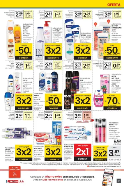 Ofertas de Eroski España de 30 octubre a 11 noviembre 2025 OFERTA 3x2 - Página 45