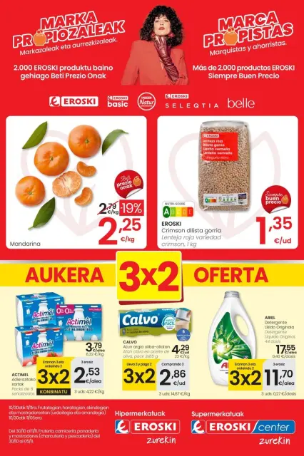 Ofertas de Eroski España de 30 octubre a 11 noviembre 2025 OFERTA 3x2 - Página 9