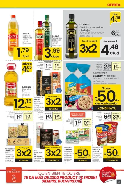 Ofertas de Eroski España de 30 octubre a 11 noviembre 2025 OFERTA 3x2 - Página 29
