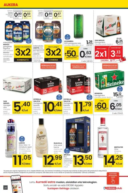 Ofertas de Eroski España de 30 octubre a 11 noviembre 2025 OFERTA 3x2 - Página 36
