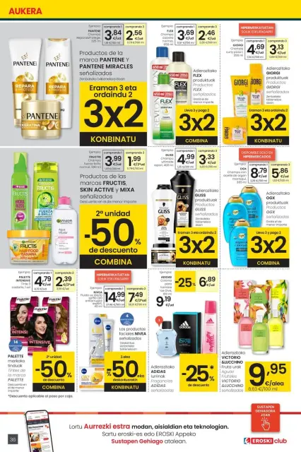 Ofertas de Eroski España de 30 octubre a 11 noviembre 2025 OFERTA 3x2 - Página 44