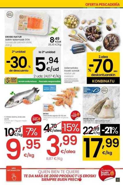 Ofertas de Eroski España de 30 octubre a 11 noviembre 2025 OFERTA 3x2 - Página 17