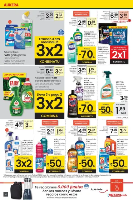 Ofertas de Eroski España de 30 octubre a 11 noviembre 2025 OFERTA 3x2 - Página 40