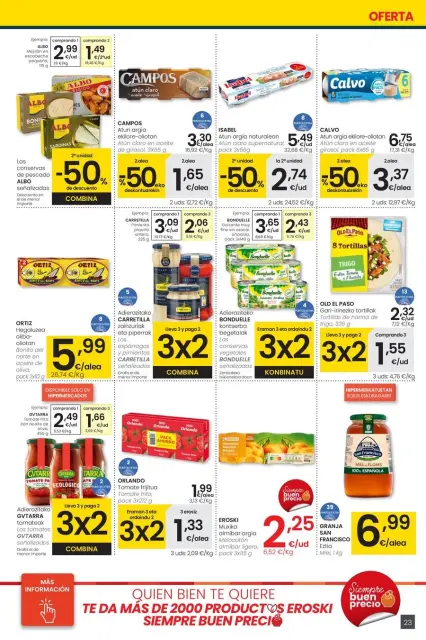 Ofertas de Eroski España de 30 octubre a 11 noviembre 2025 OFERTA 3x2 - Página 31