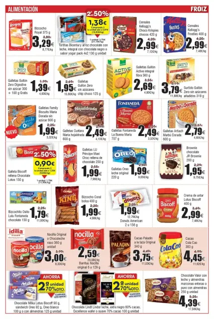 Ofertas de Froiz España de 22 octubre a 11 noviembre 2025 Folleto de ofertas Calidad... ¡Al Mejor Precio! - Página 12