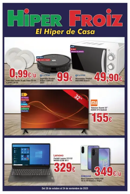 Ofertas de Froiz España de 29 octubre a 24 noviembre 2025 ofertas El Hiper de Casa - Página 1