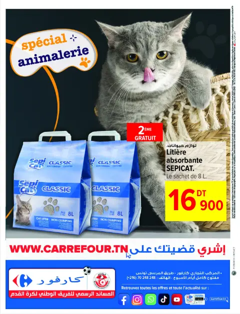 Carrefour Tunisia Offers from 12 to 23 November 2025 Pet Store Offers - Page 10