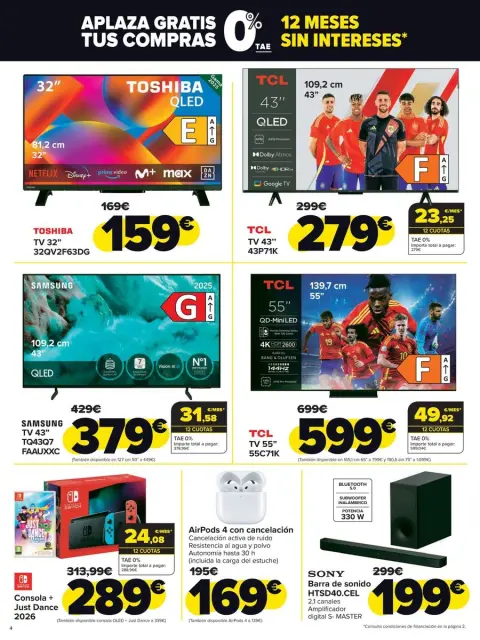Ofertas de Carrefour España de 12 a 19 noviembre 2025 OFERTAS DEL BLACK FRIDAY - Página 4