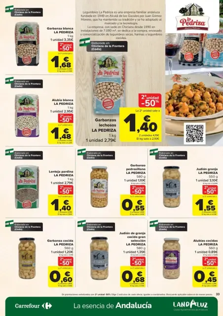 Ofertas de Carrefour España de 10 a 23 noviembre 2025 Ofertas en artículos alimenticios locales, dulces, bebidas - Página 33