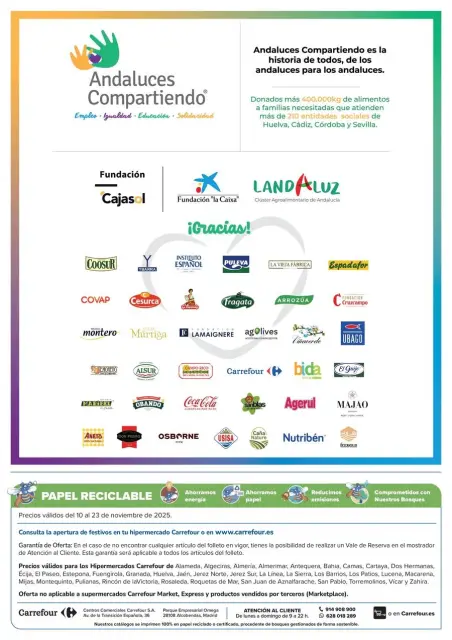 Ofertas de Carrefour España de 10 a 23 noviembre 2025 Ofertas en artículos alimenticios locales, dulces, bebidas - Página 45