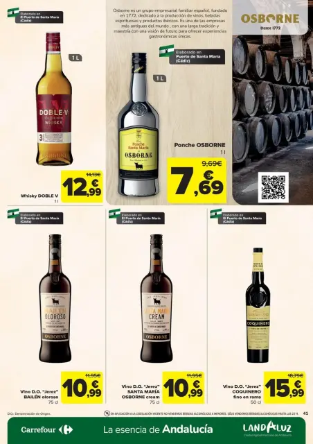 Ofertas de Carrefour España de 10 a 23 noviembre 2025 Ofertas en artículos alimenticios locales, dulces, bebidas - Página 41