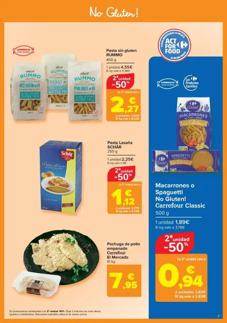 Ofertas de Carrefour España de 12 a 24 noviembre 2025 Ofertas sin gluten - Página 3