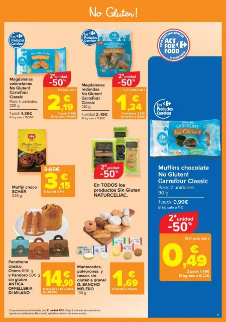 Ofertas de Carrefour España de 12 a 24 noviembre 2025 Ofertas sin gluten - Página 11