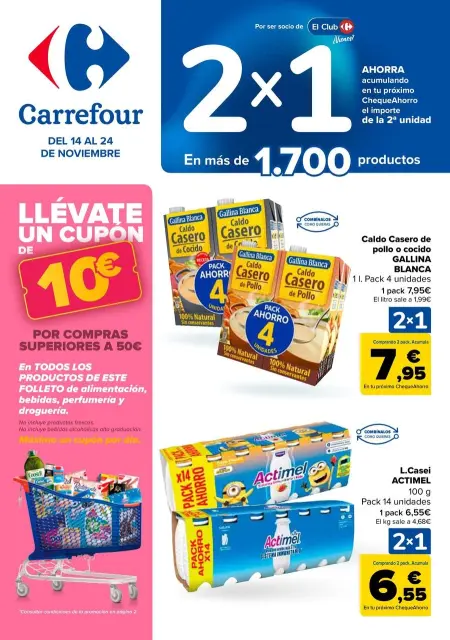 Ofertas de Carrefour España de 14 a 24 noviembre 2025 Ofertas Acumula Club - Página 1