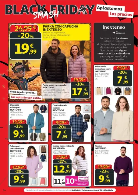 Ofertas de Alcampo España de 6 a 19 noviembre 2025 Ofertas Black Friday Smash - Página 14