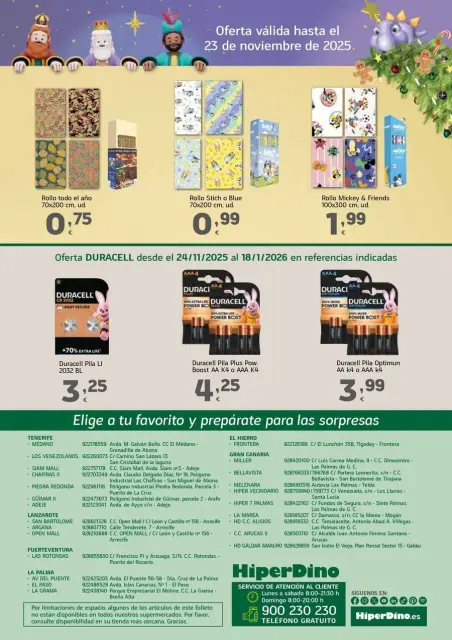 Ofertas de HiperDino España de 7 a 23 noviembre 2025 Folleto de juguetes - Página 36