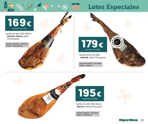 Ofertas de HiperDino España de 10 a 24 noviembre 2025 Catálogo de Lotes y Cestas - Página 23