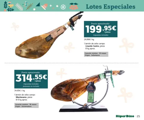 Ofertas de HiperDino España de 10 a 24 noviembre 2025 Catálogo de Lotes y Cestas - Página 25