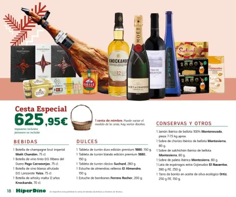 Ofertas de HiperDino España de 10 a 24 noviembre 2025 Catálogo de Lotes y Cestas - Página 18